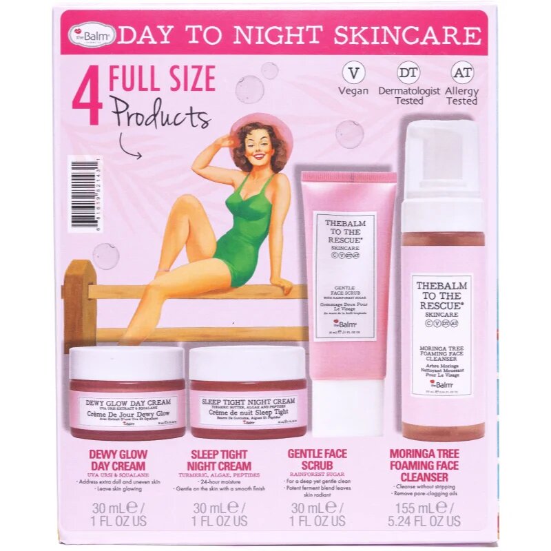 theBalm To The Rescue® Skincare Collection подаръчен комплект дневен и нощен