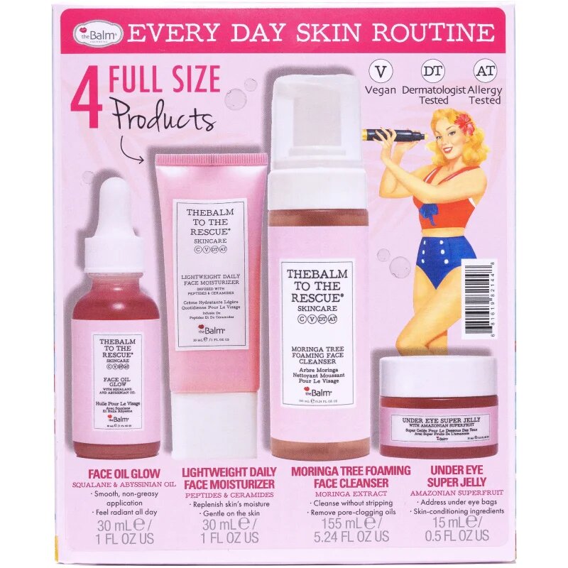 theBalm To The Rescue® Skincare Collection подаръчен комплект за лице