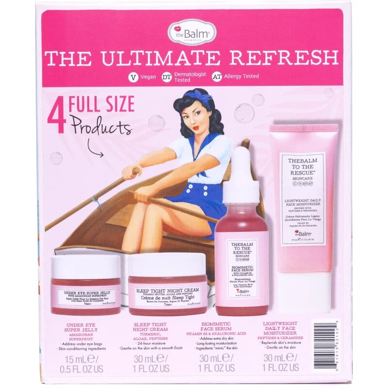 theBalm To The Rescue® Skincare Collection подаръчен комплект за озаряване на лицето