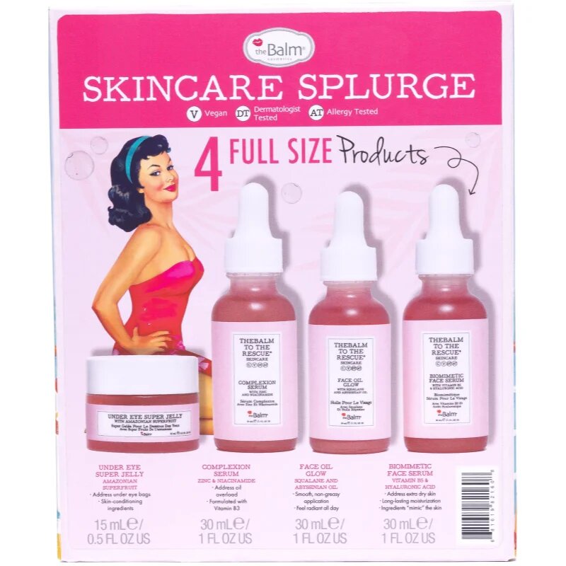theBalm To The Rescue® Skincare Collection подаръчен комплект за перфектна кожа
