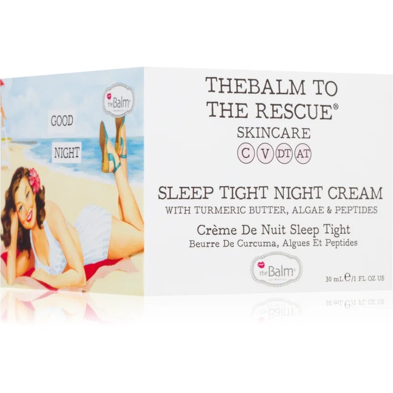 theBalm To The Rescue® Sleep Tight нощен крем за лице с анти-бръчков ефект 30 мл.