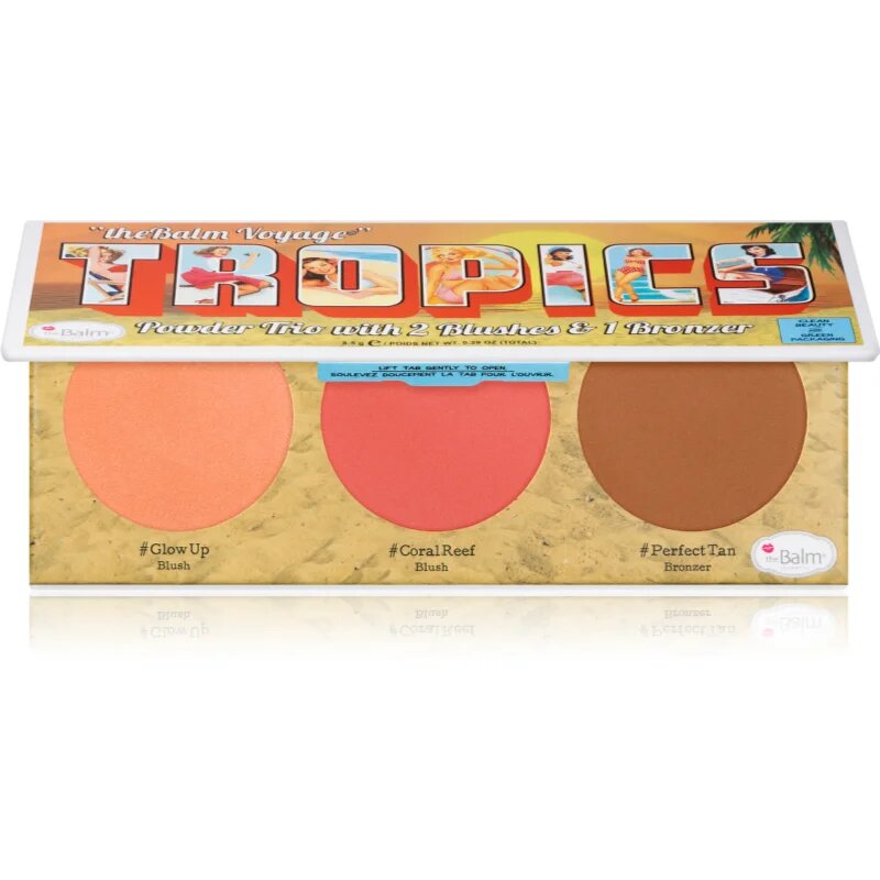 theBalm Voyage Tropics бронзираща пудра и руж 8.5 гр.