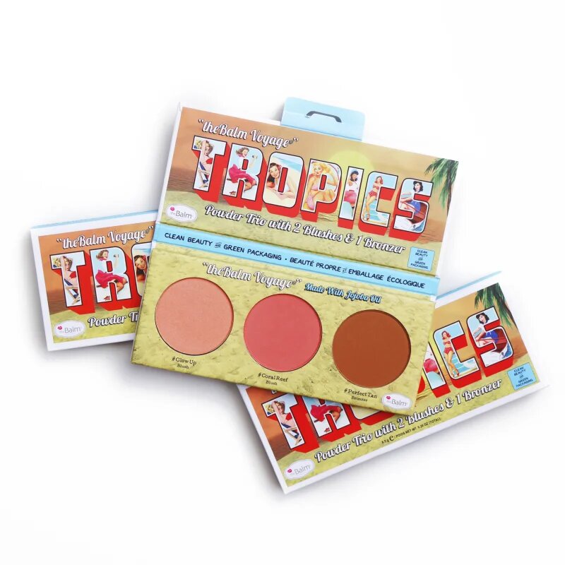 theBalm Voyage Tropics бронзираща пудра и руж 8.5 гр.
