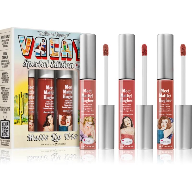 theBalm X Model Roz Voyage матов комплект за устни