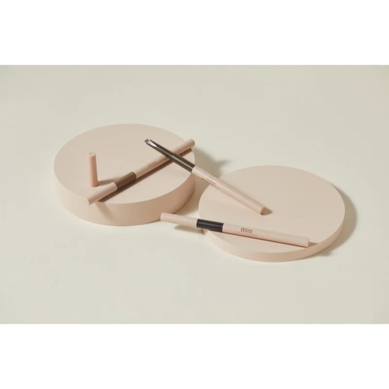 thim Artist Touch Brow Duo двустранен молив за вежди с четка цвят 03 Black Brown 0.6 гр.