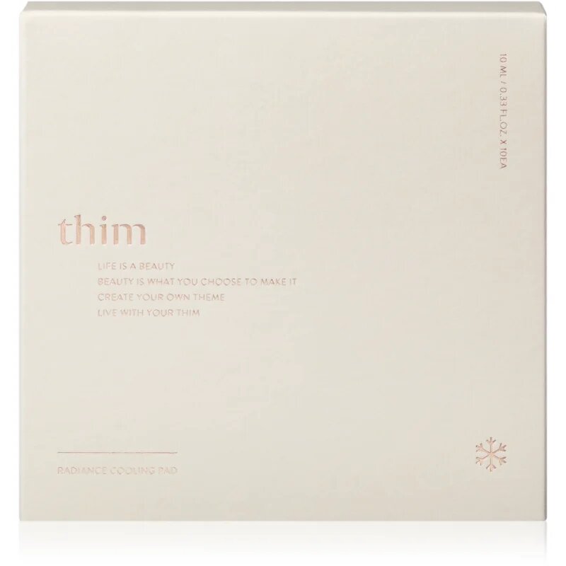thim Radiance Cooling Pad тонизиращи възглавнички с охлаждащ ефект 10 бр.