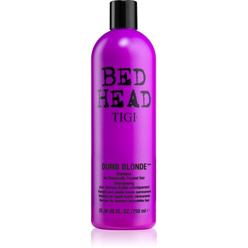 TIGI Bed Head Dumb Blonde шампоан за химически третирана коса 750 мл.