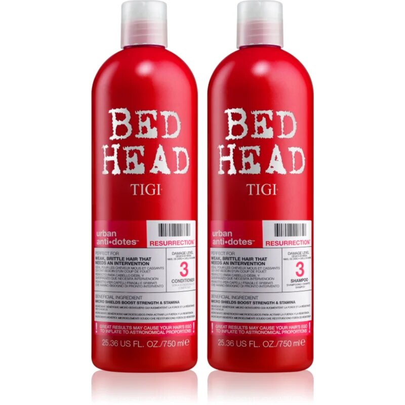 TIGI Bed Head Urban Antidotes Resurrection изгодна опаковка за слаба изтощена коса за жени