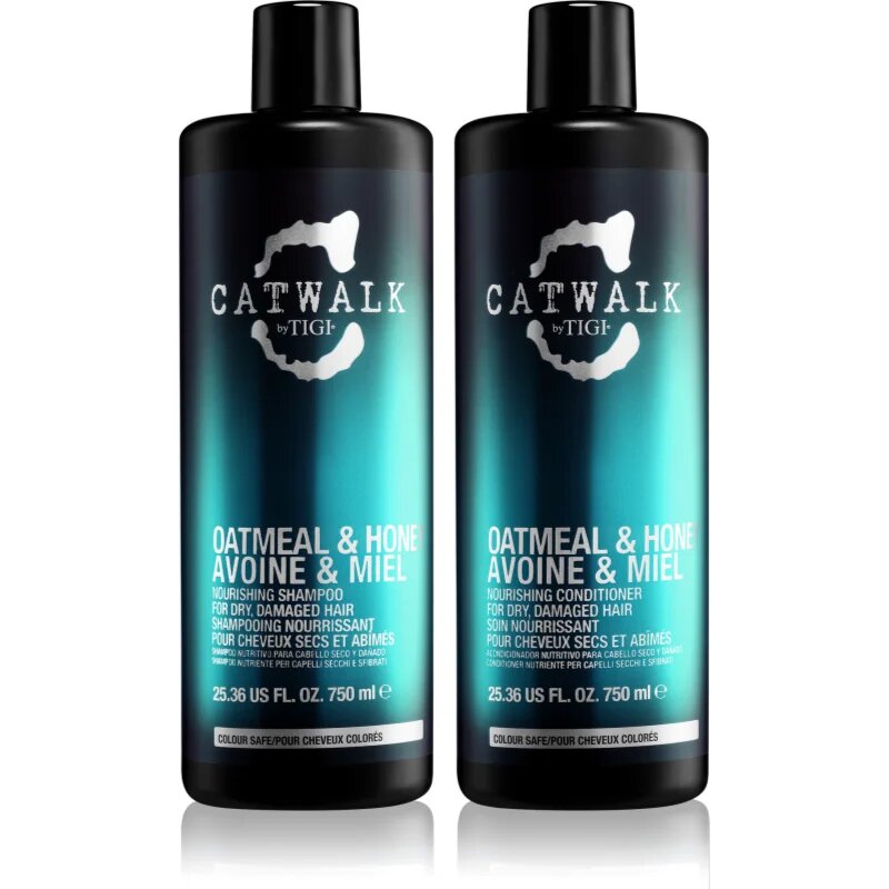 TIGI Catwalk Oatmeal & Honey изгодна опаковка за увредена коса за жени