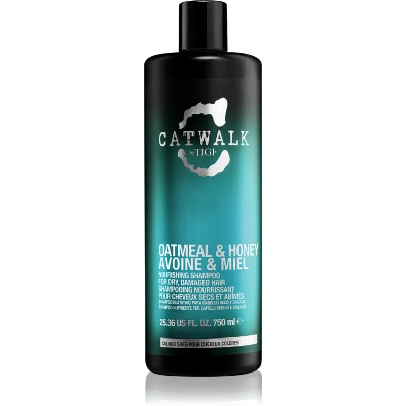 TIGI Catwalk Oatmeal & Honey подхранващ шампоан за суха и чувствителна коса 750 мл.