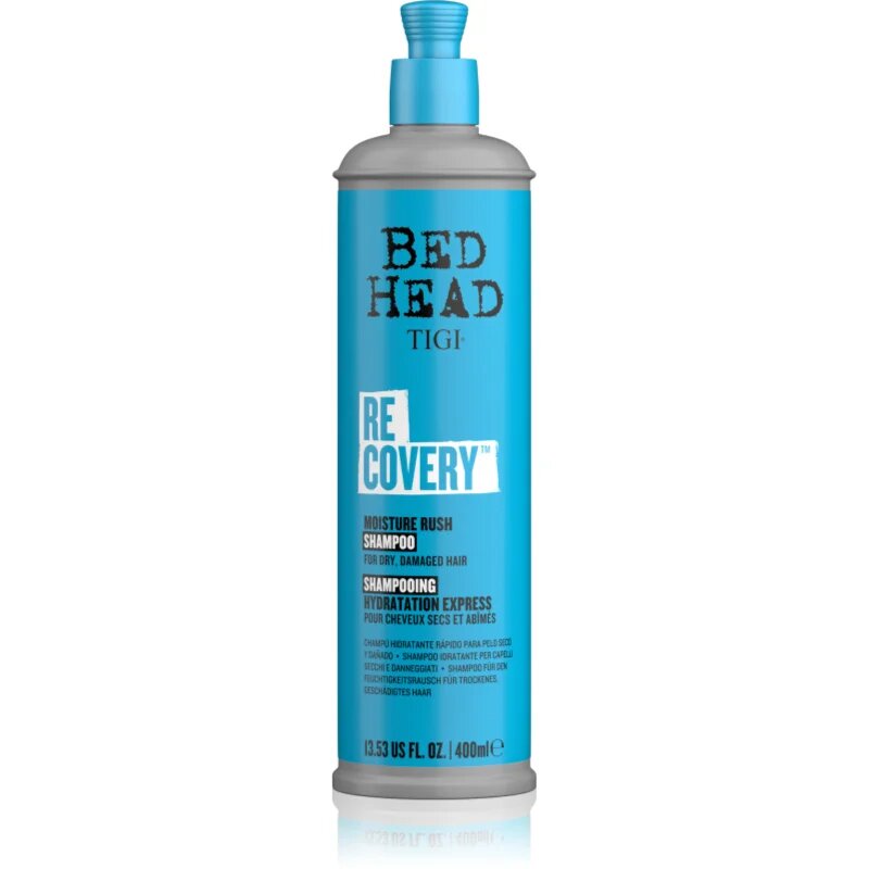 TIGI Recovery Moisture Rush Shampoo хидратиращ шампоан за суха и увредена коса 400 мл.