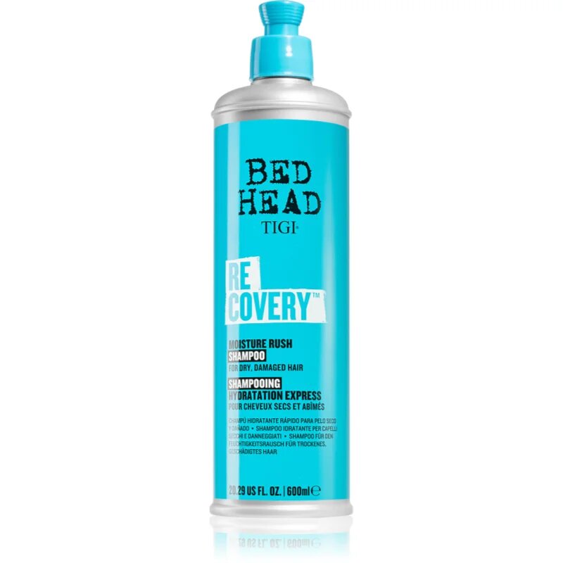 TIGI Recovery Moisture Rush Shampoo хидратиращ шампоан за суха и увредена коса 600 мл.