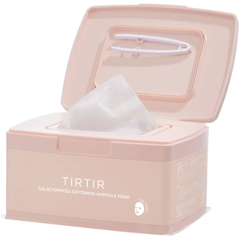 TIRTIR Ampoule Mask Galactomyces озаряваща платнена маска с изглаждащ ефект 30 бр.