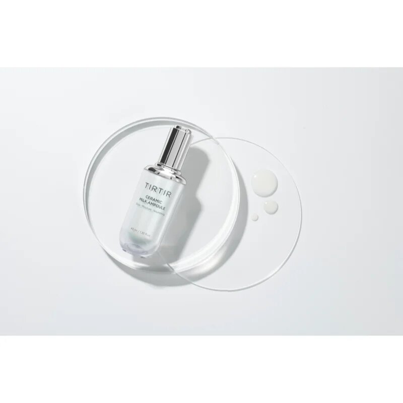 TIRTIR Ceramic Milk Ampoule хидратиращ серум за лице за озаряване на лицето 40 мл.