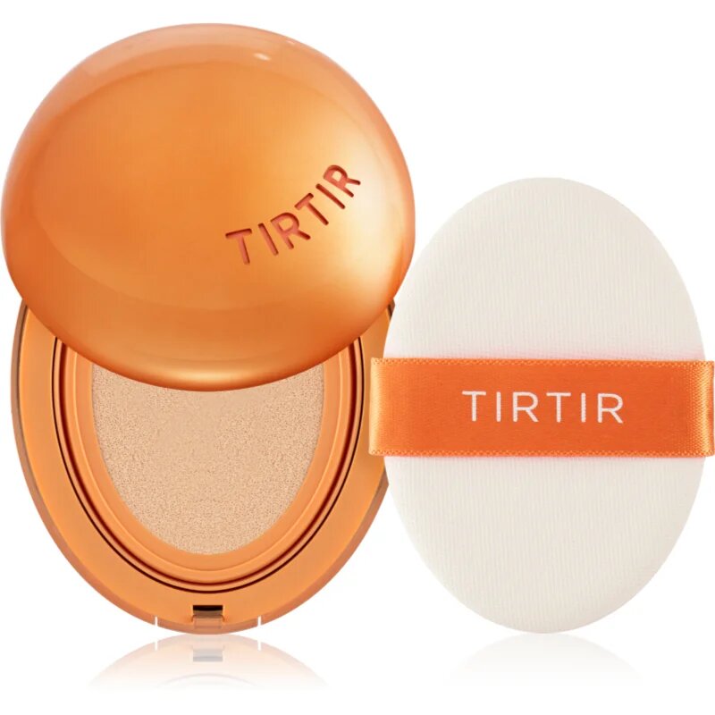 TIRTIR Mask Fit AI Filter Cushion Mini дълготраен грим в гъбичка с матиращ ефект цвят 24N Latte 4.5 гр.