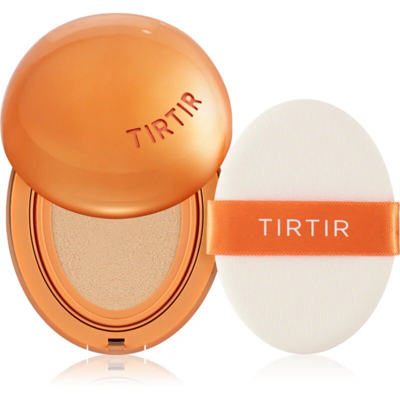 TIRTIR Mask Fit AI Filter Cushion Mini дълготраен грим в гъбичка с матиращ ефект цвят 29N Natural Beige 4.5 гр.