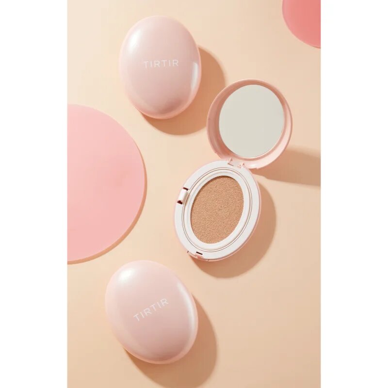 TIRTIR Mask Fit All Cover Cushion Mini матиращ фон дьо тен в гъба цвят 21N Ivory 4.5 гр.