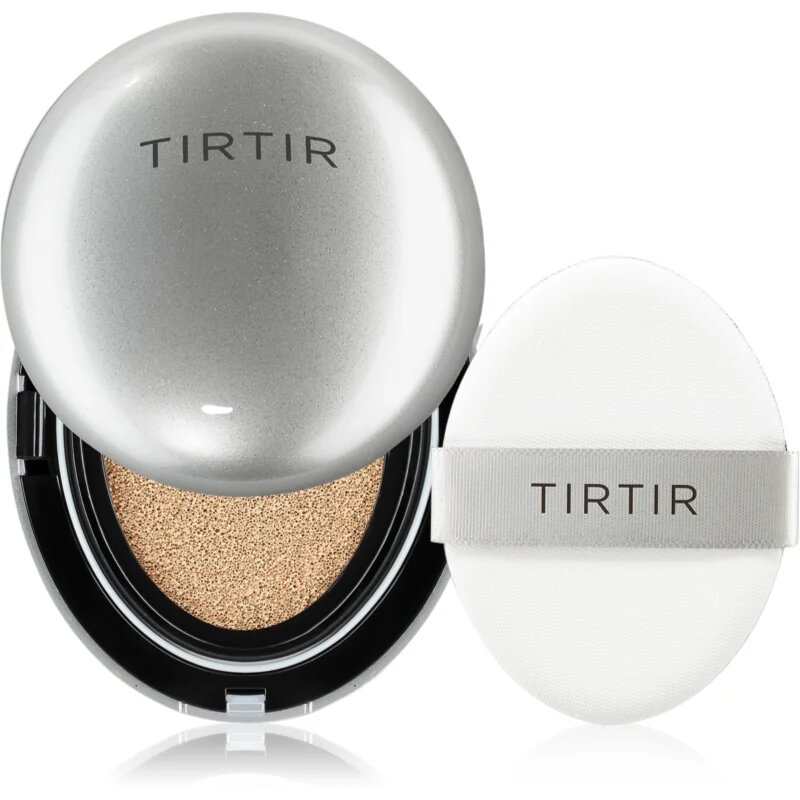 TIRTIR Mask Fit Aura Cushion хидратиращ фон дьо тен в гъба за озаряване на лицето цвят 24W Soft Beige 18 гр.
