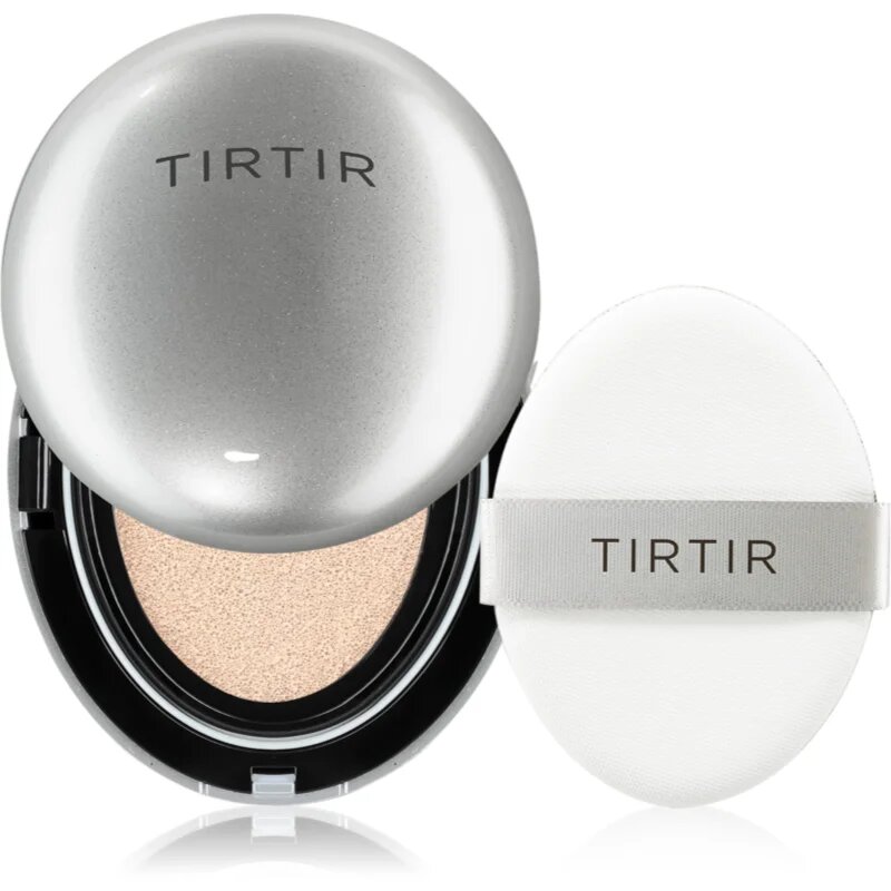 TIRTIR Mask Fit Aura Cushion Mini хидратиращ фон дьо тен в гъба за озаряване на лицето цвят 15C Fair Porcelain 4.5 гр.