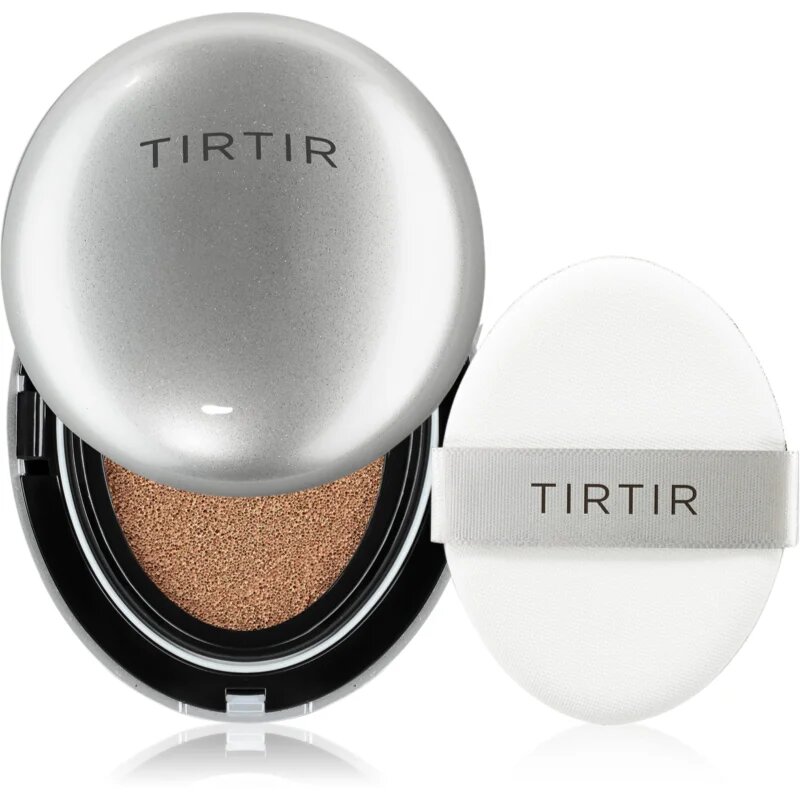 TIRTIR Mask Fit Aura Cushion Mini хидратиращ фон дьо тен в гъба за озаряване на лицето цвят 43N Deep Cocoa 4.5 гр.