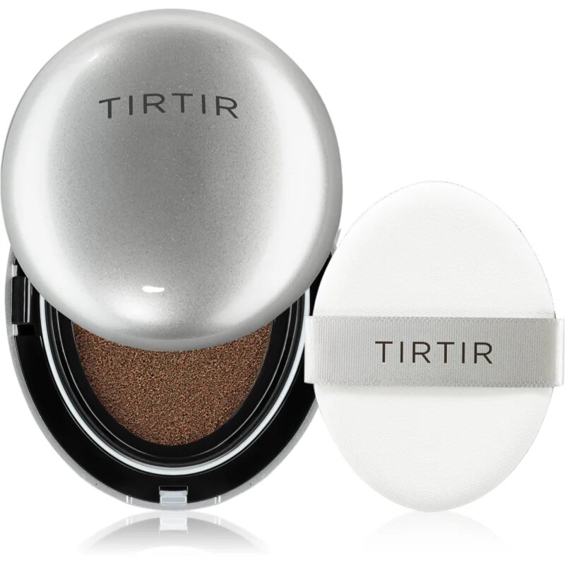 TIRTIR Mask Fit Aura Cushion Mini хидратиращ фон дьо тен в гъба за озаряване на лицето цвят 51N Fudge 4.5 гр.