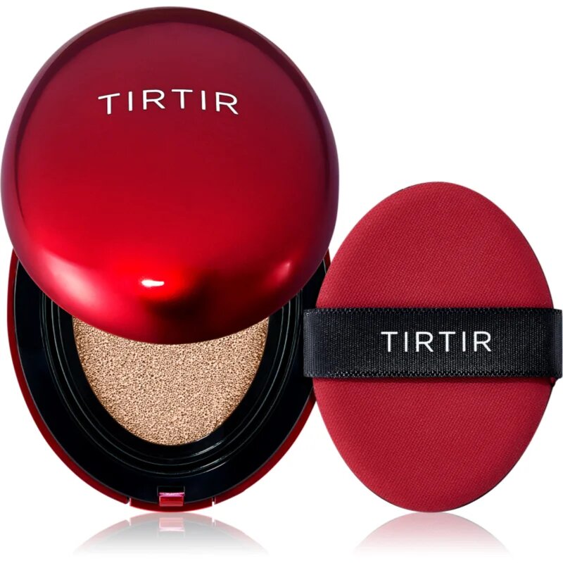 TIRTIR Mask Fit Red Cushion дълготраен грим в гъбичка цвят 17C Porcelain 18 гр.