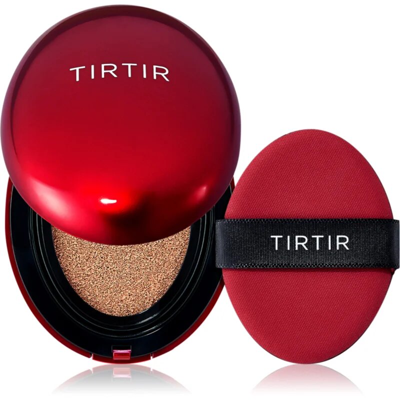 TIRTIR Mask Fit Red Cushion дълготраен грим в гъбичка цвят 27C Cool Beige 18 гр.