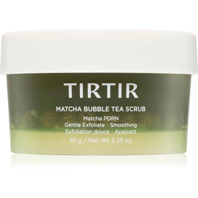 TIRTIR Matcha Bubble Tea Scrub нежно почистващ пилинг с успокояващ ефект 95 гр.