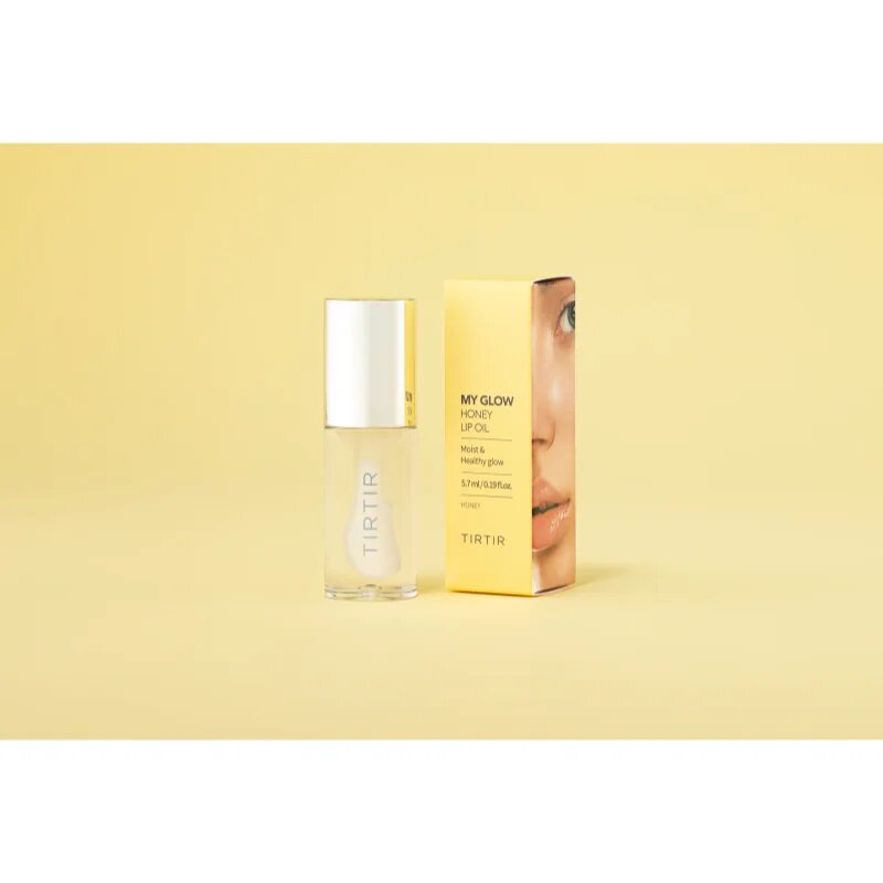TIRTIR My Glow Lip Oil масло от нар с хидратиращ ефект цвят Honey 5.7 мл.