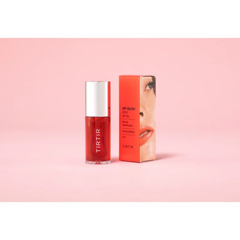 TIRTIR My Glow Lip Oil масло от нар с хидратиращ ефект цвят Rosy 57 мл.