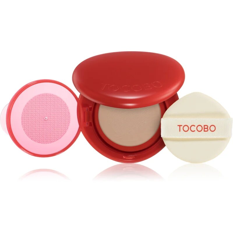 TOCOBO Apple Dewy Fit Cushion дълготраен грим в гъбичка SPF 50+ цвят 19 Cream 15 гр.