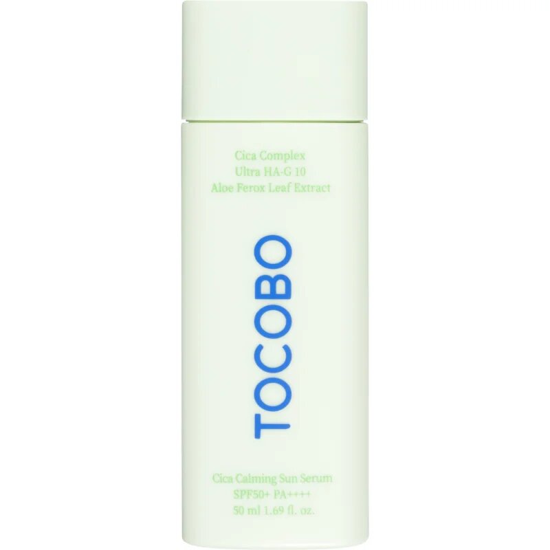 TOCOBO Cica Calming Sun Serum защитен серум с успокояващ ефект SPF 50+ 50 мл.