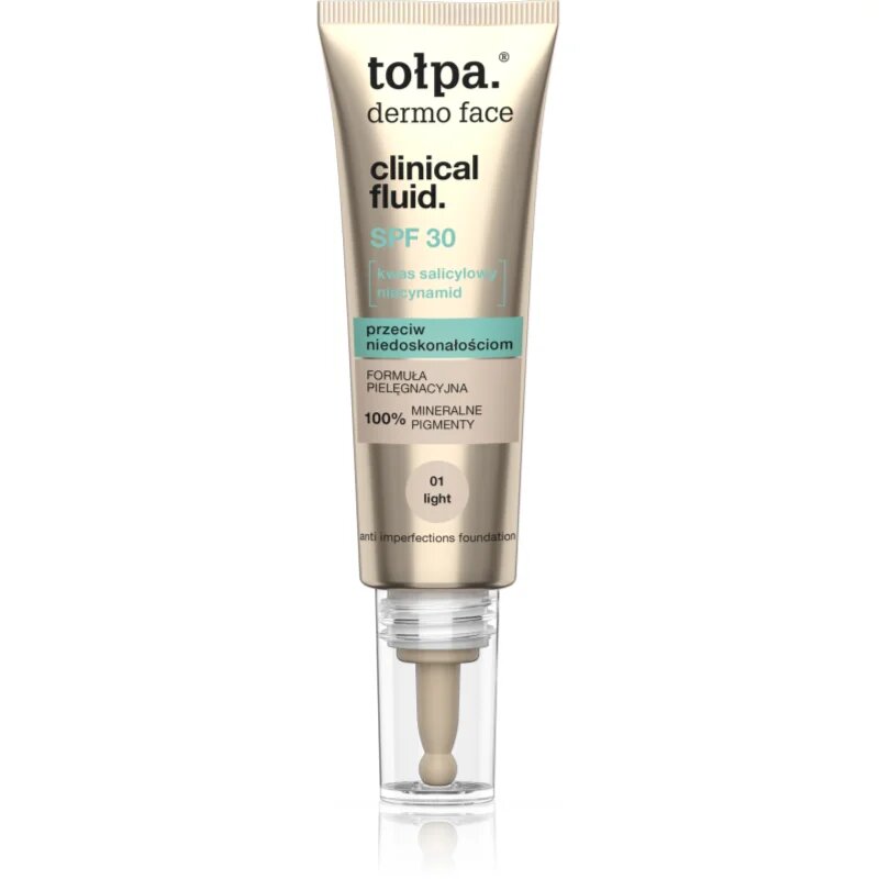 Tołpa Dermo Face Clinical Anti-Imperfections флуид против несъвършенства на кожата цвят Light 25 мл.