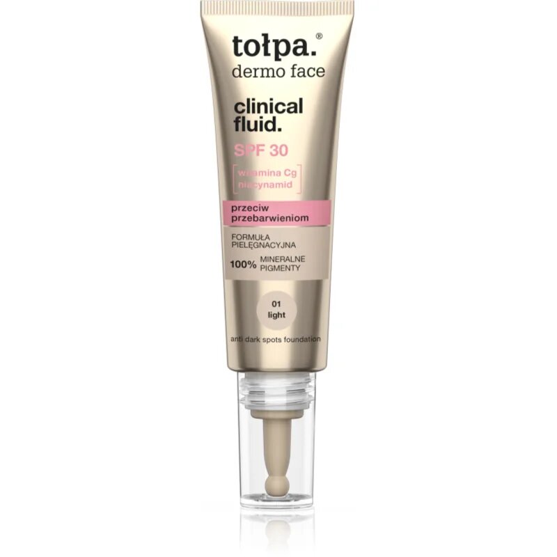 Tołpa Dermo Face Clinical Anti-Pigmentation флуид Против тъмни петна цвят 01 Light 25 мл.