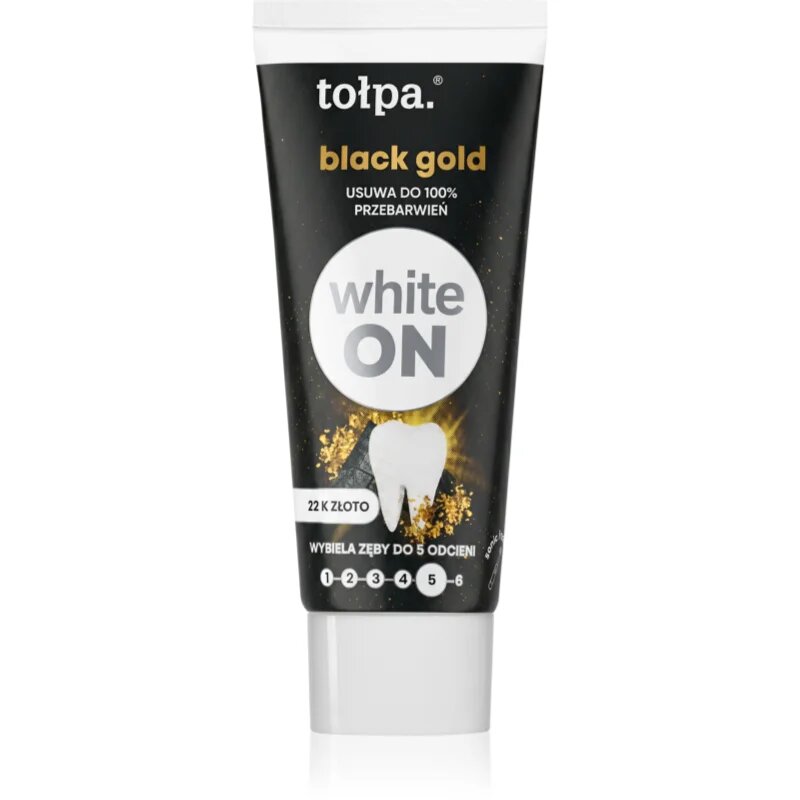 Tołpa On White Black Gold избелваща паста за зъби 20 мл.