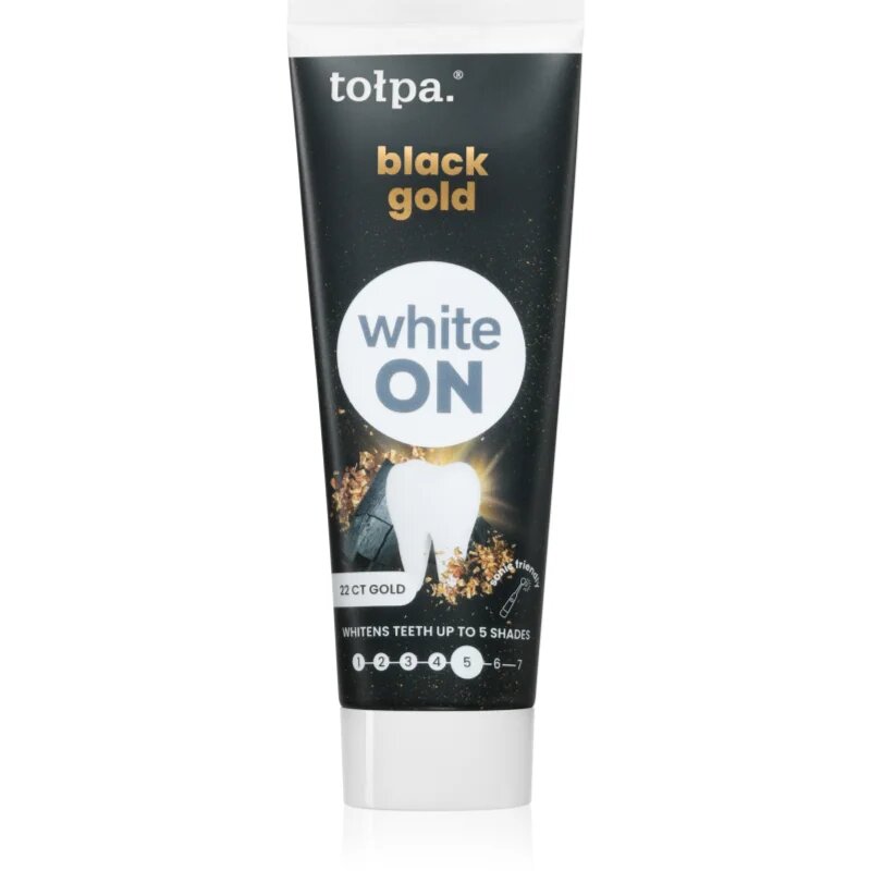 Tołpa On White Black Gold избелваща паста за зъби 75 мл.