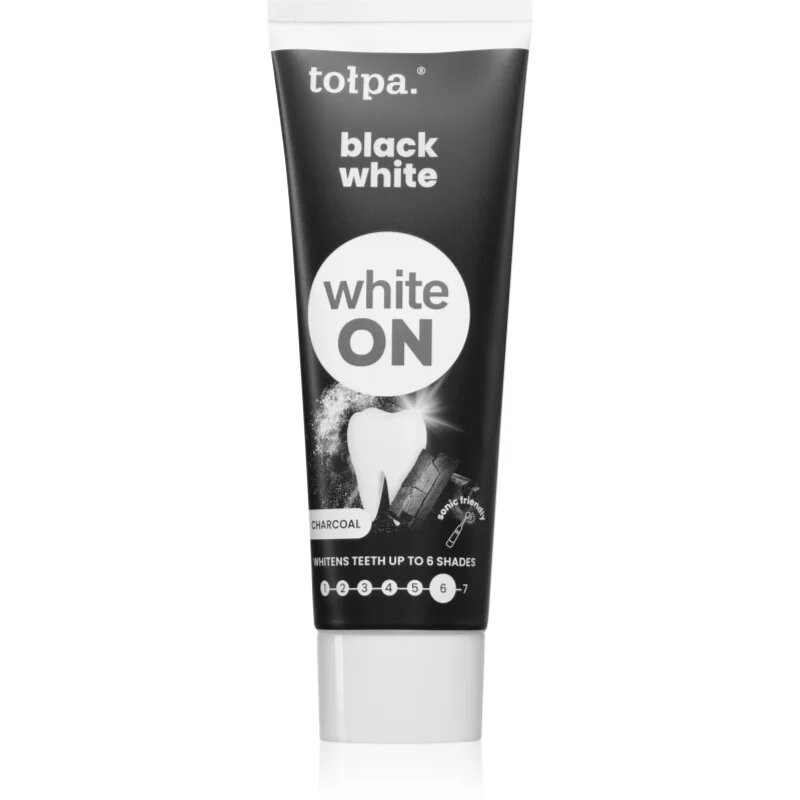 Tołpa On White Black White избелваща паста за зъби 75 мл.