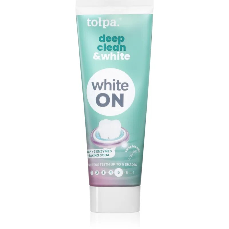 Tołpa On White Deep Clean & White избелваща пудра за зъби 75 мл.