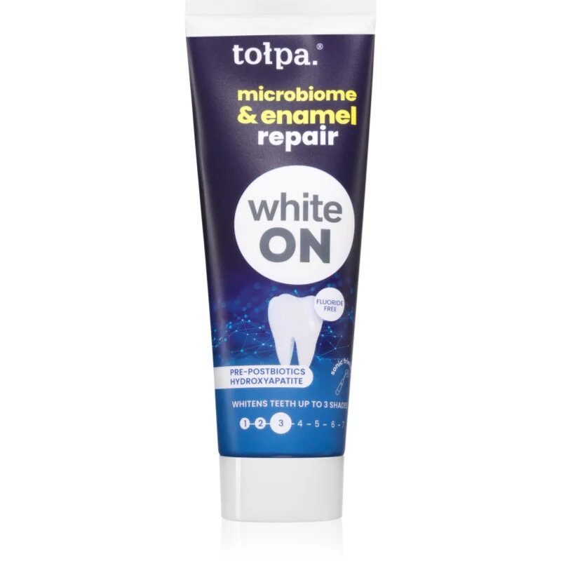 Tołpa On White Microbiome & Enamel Repair избелваща паста за зъби 75 мл.