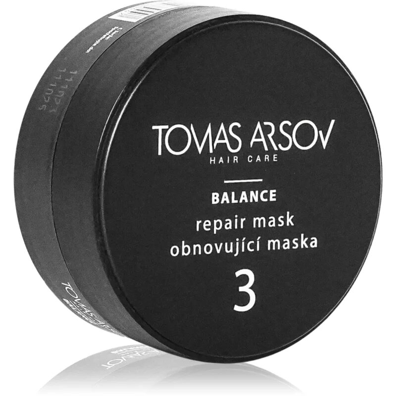 Tomas Arsov Balance Repair Mask дълбоко регенерираща маска за суха увредена и химически третирана коса 100 мл.