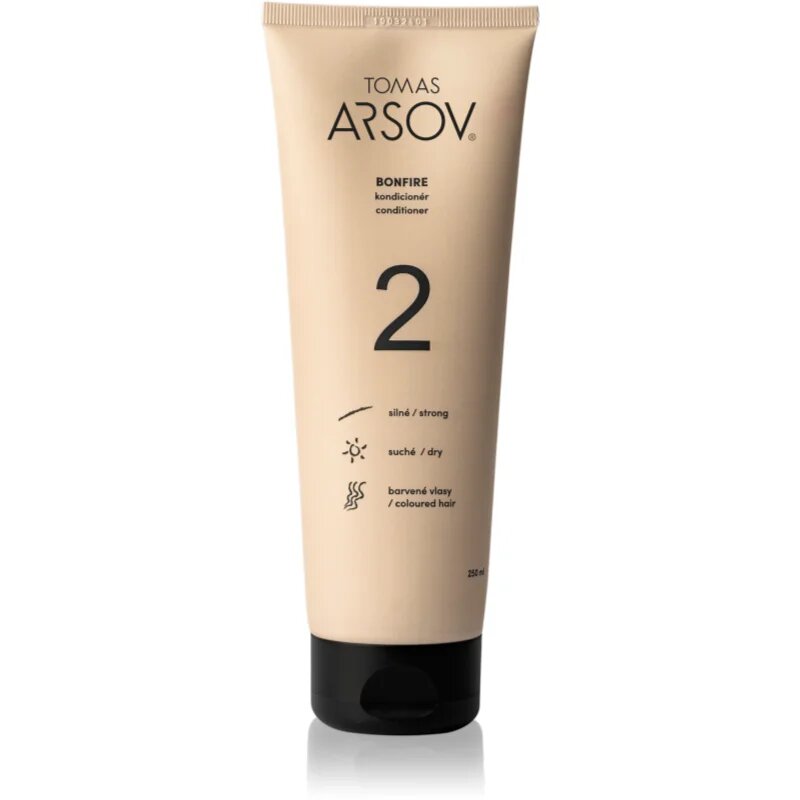 Tomas Arsov Bonfire Rinse Off Conditioner дълбоко регенериращ балсам за суха коса изтощена коса 250 мл.