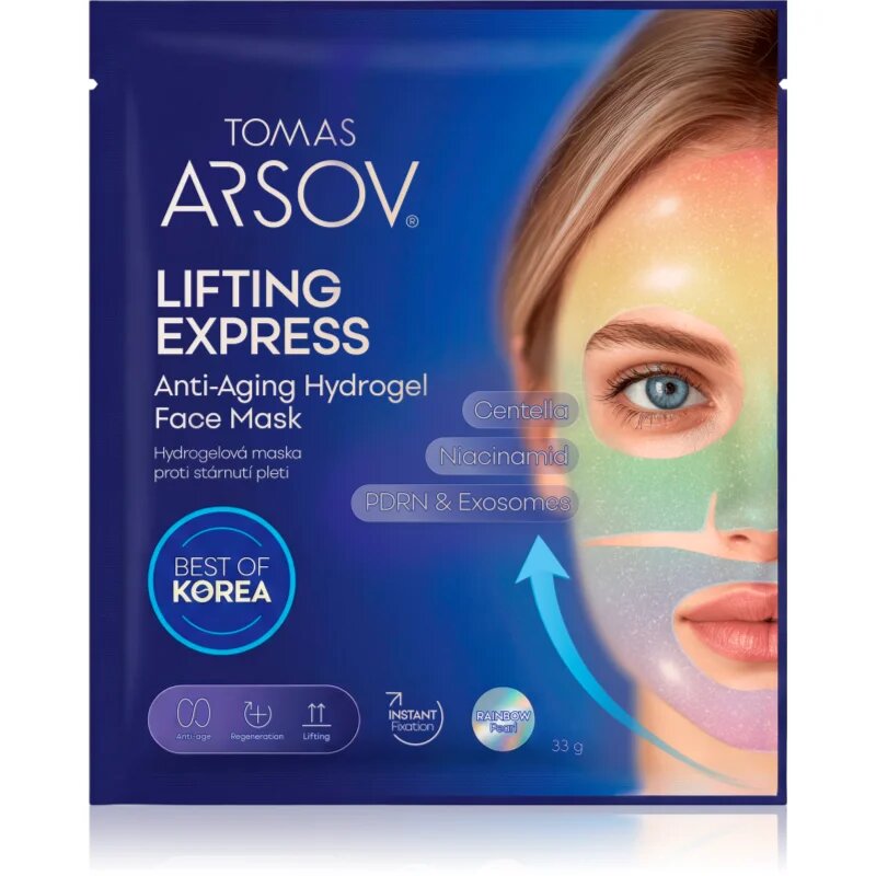 Tomas Arsov Lifting Express Anti-Aging Hydrogel Mask хидрогелна маска против стареене на кожата 1 бр.