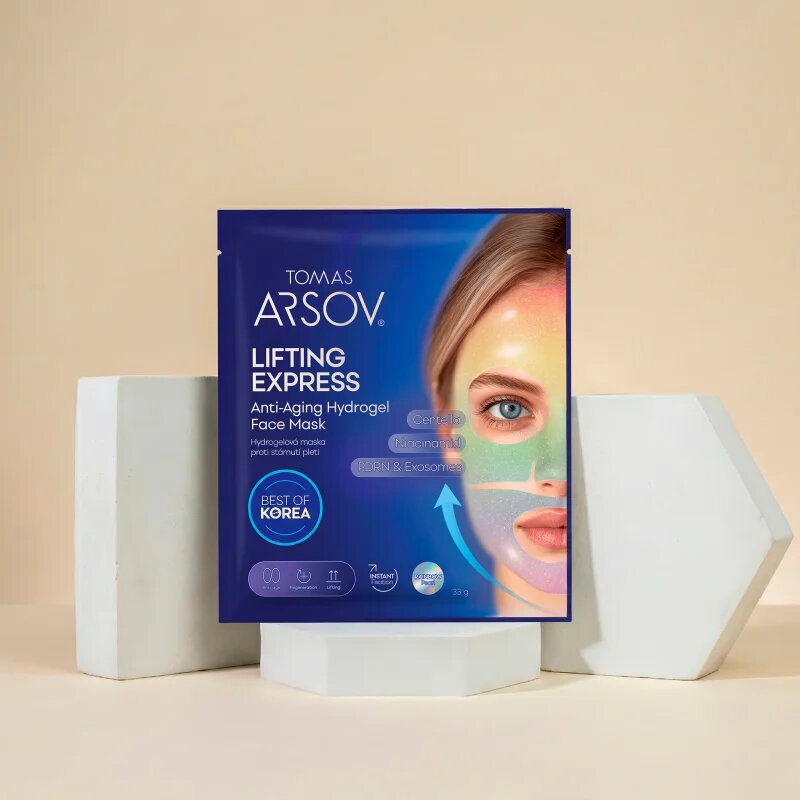 Tomas Arsov Lifting Express Anti-Aging Hydrogel Mask хидрогелна маска против стареене на кожата 1 бр.