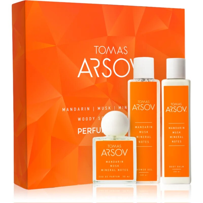 Tomas Arsov Mandarin Musk Mineral Notes подаръчен комплект унисекс 3 бр.