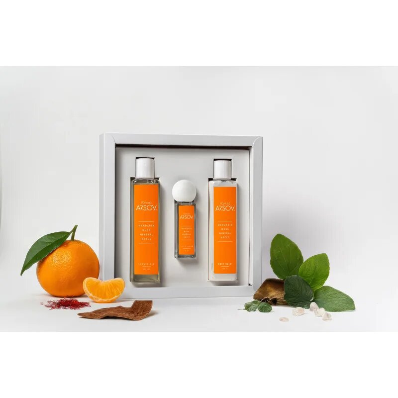 Tomas Arsov Mandarin Musk Mineral Notes подаръчен комплект унисекс 3 бр.