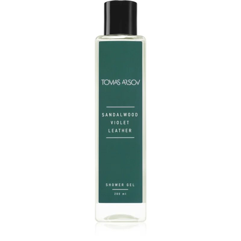 Tomas Arsov SANDALWOOD VIOLET LEATHER Shower gel парфюмиран душ гел с хидратиращ ефект 200 мл.
