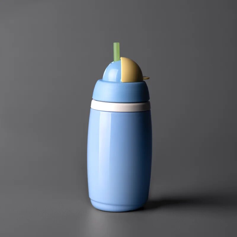 Tommee Tippee Active Cup чаша със сламка Blue 12m+ 1 бр.