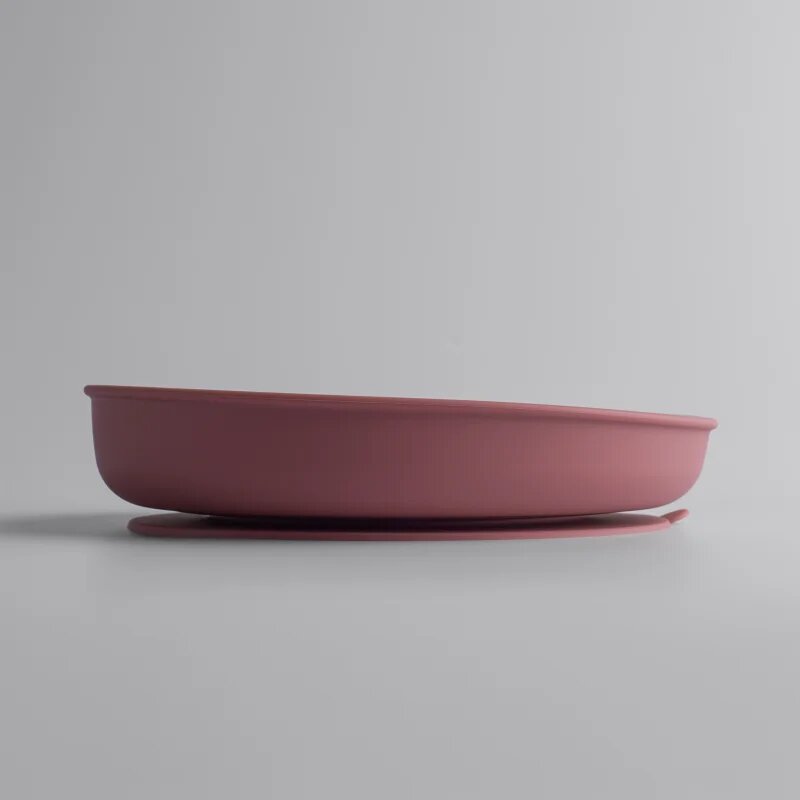 Tommee Tippee EasiStick™ Silicone Weaning Plate чиния с вендуза 4m+ Pink 1 бр.