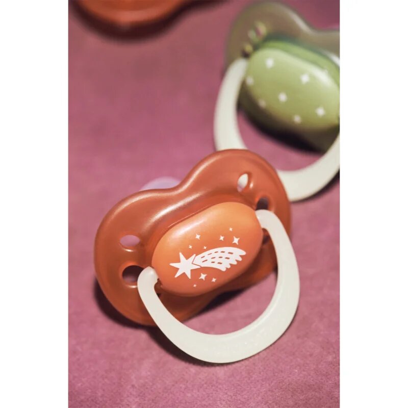 Tommee Tippee NightGlow Soother 0-6m биберон Boy 2 бр.