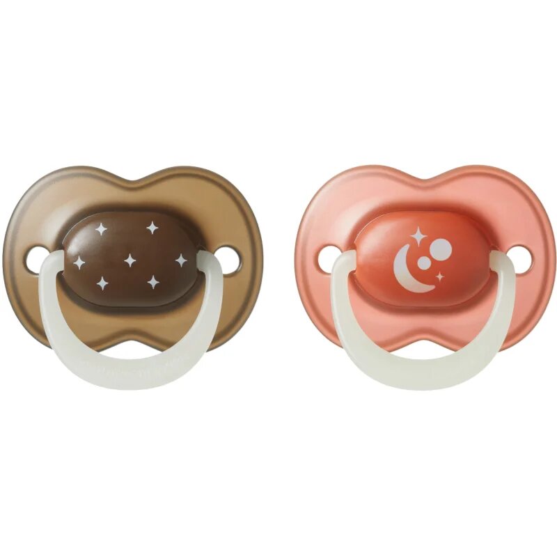Tommee Tippee NightGlow Soother 18-36m биберон Boy 2 бр.